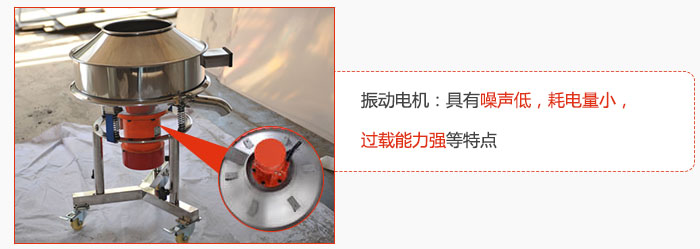 振動電機：具有噪聲低，耗電量小，過載能力強等特點